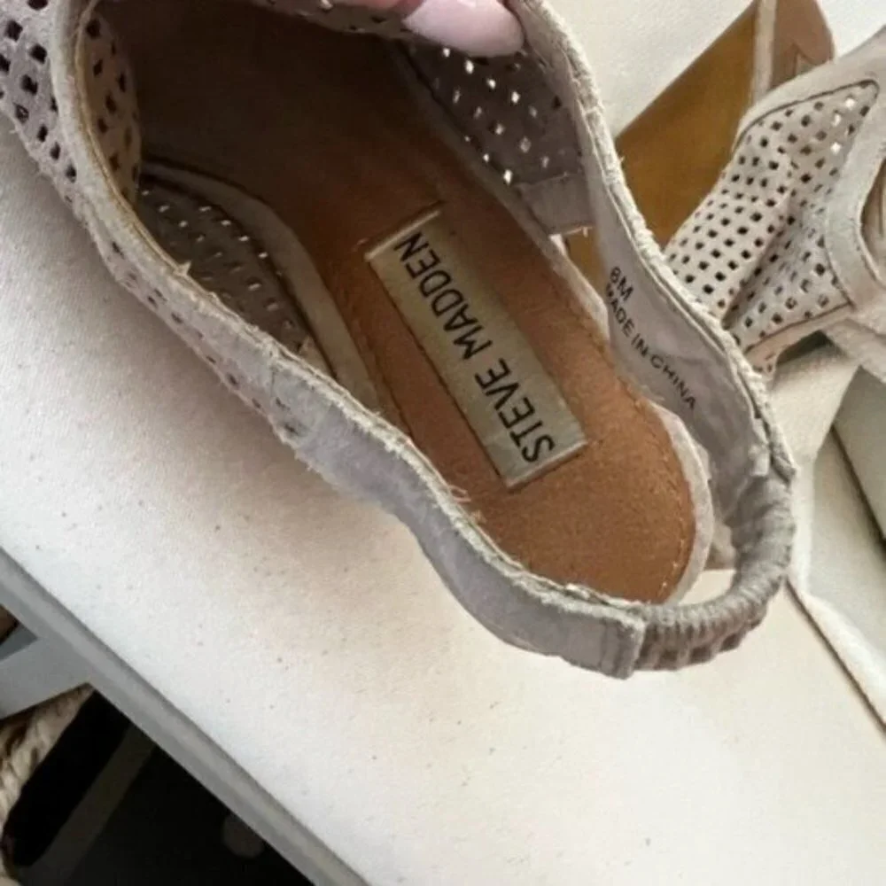 Steve Madden Platform Wedge Sandals - Slingback Platform Sandals -Fall Sandals